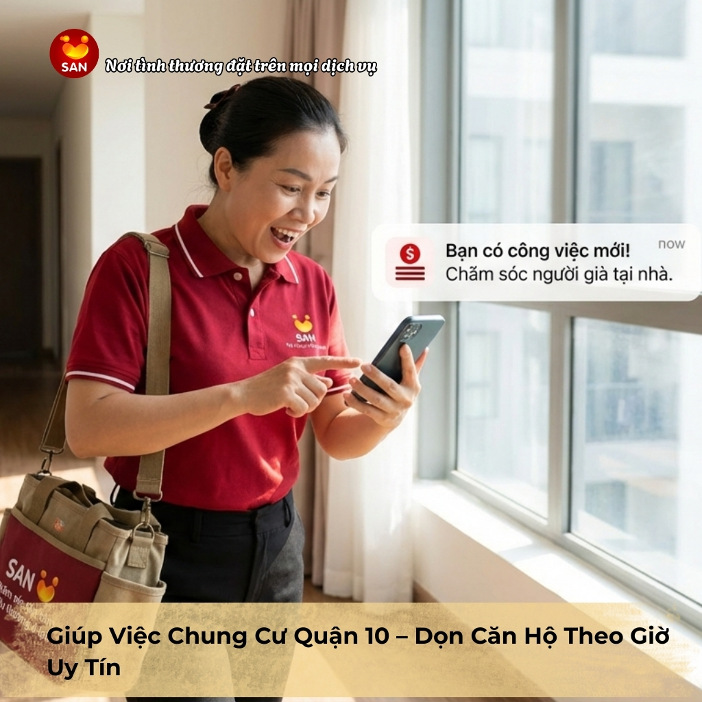 Giúp việc chung cư Quận 10
