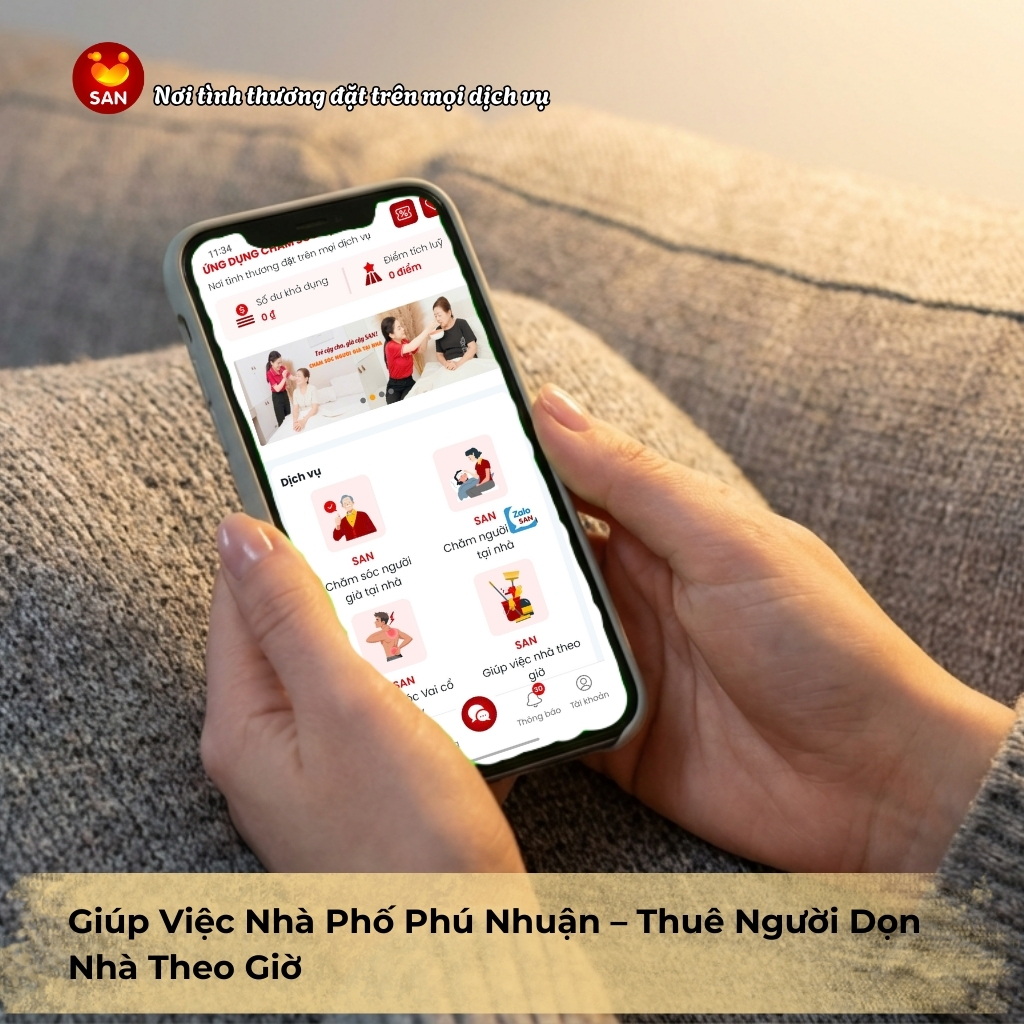 Giúp việc nhà phố Phú Nhuận