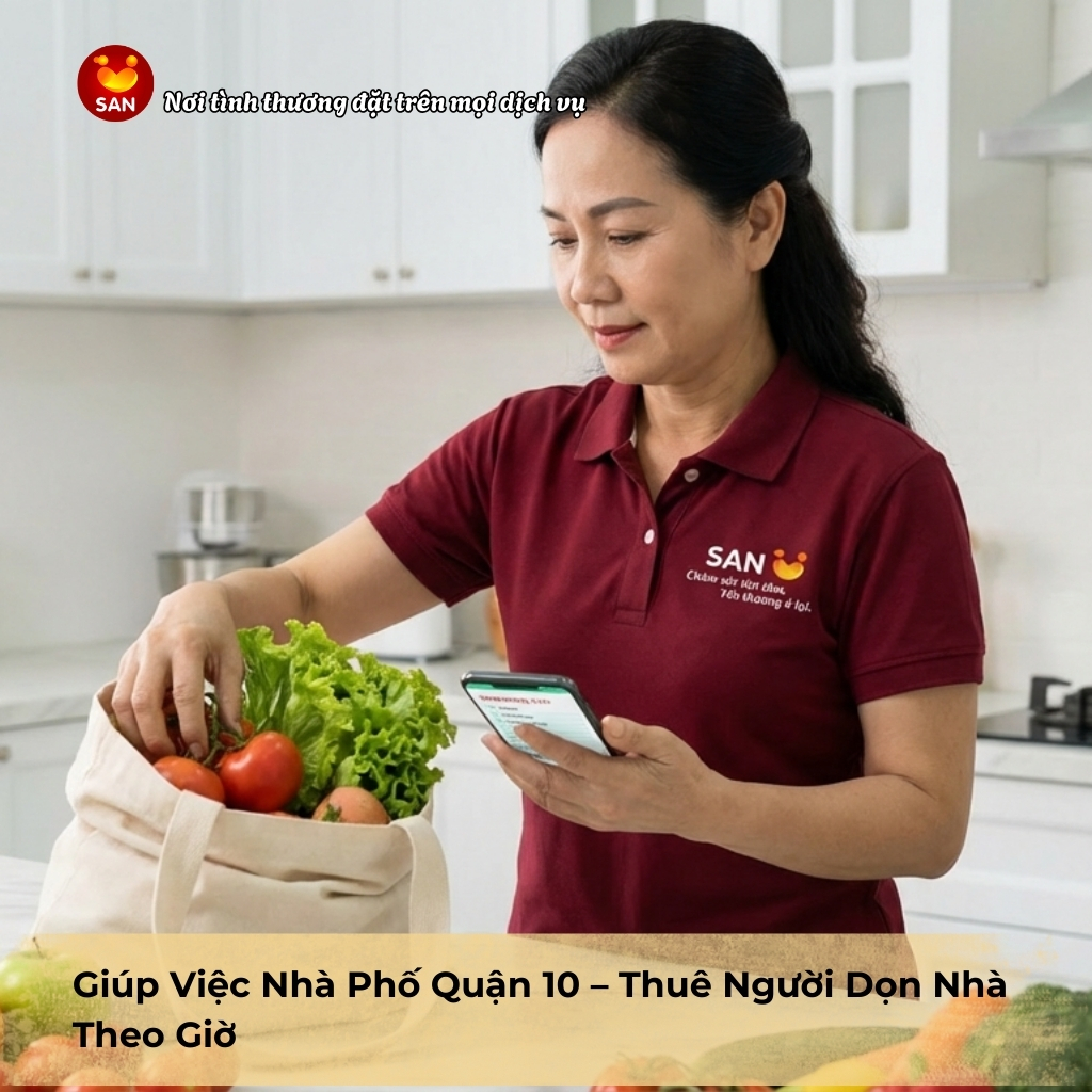 giúp việc nhà phố Quận 10