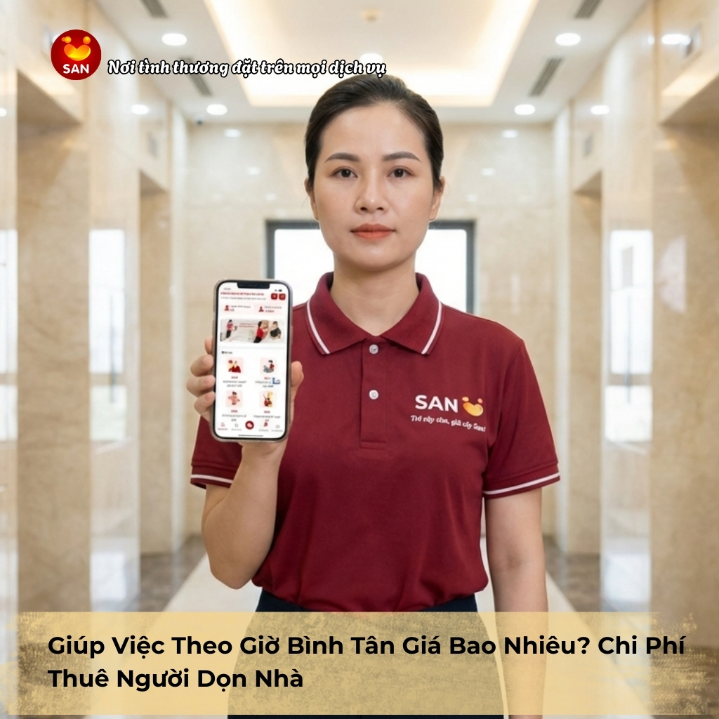giúp việc theo giờ Bình Tân