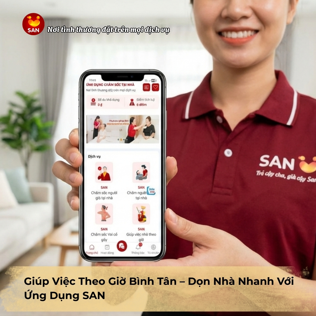 Hourly maid service in Binh Tan