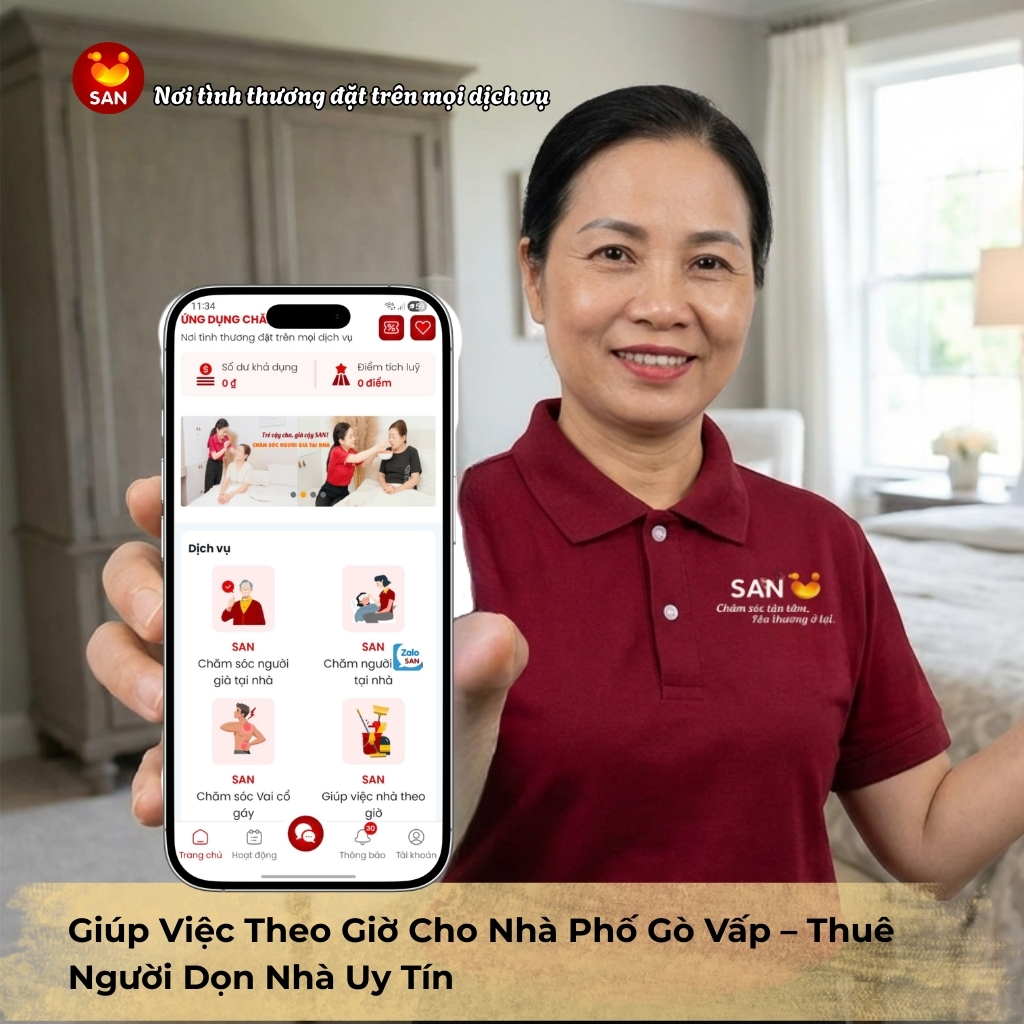 giúp việc theo giờ Gò Vấp