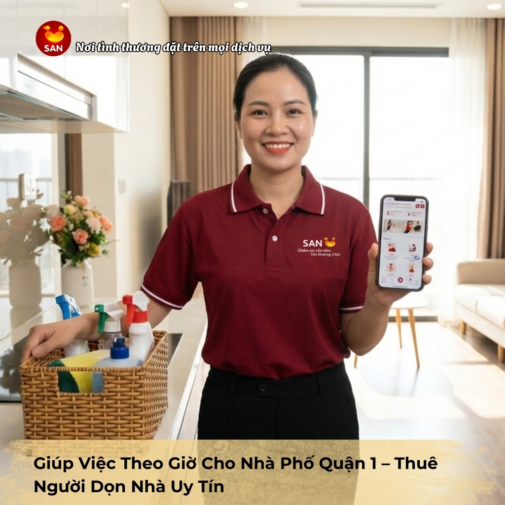 giúp việc theo giờ Quận 1