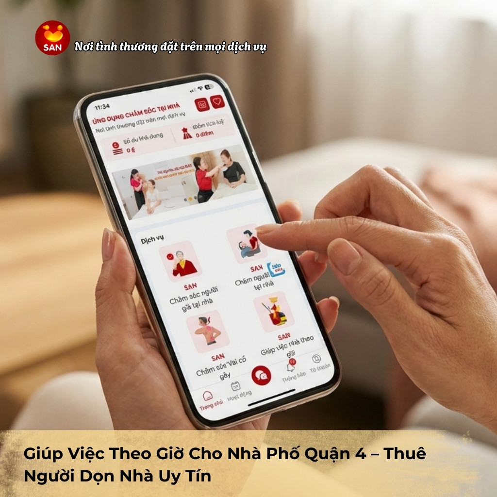 giúp việc theo giờ Quận 4