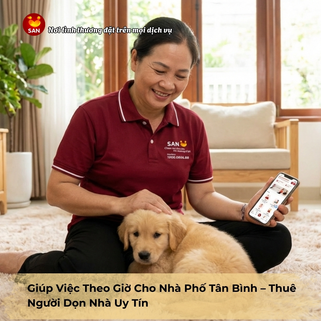 giúp việc theo giờ Tân Bình