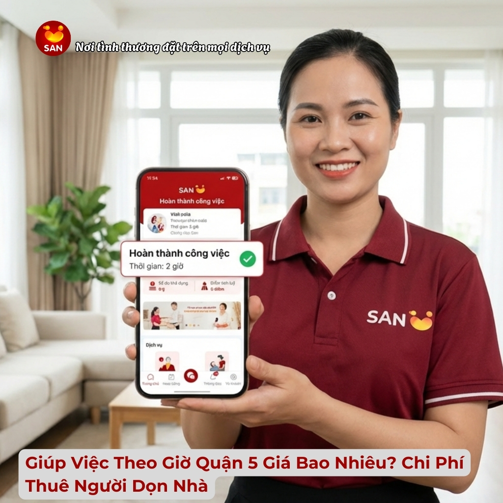 giúp việc theo giờ Quận 8