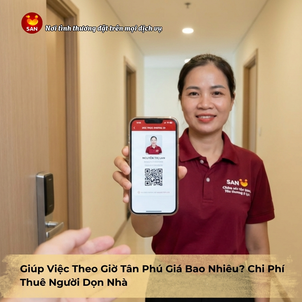 giúp việc theo giờ Tân Phú