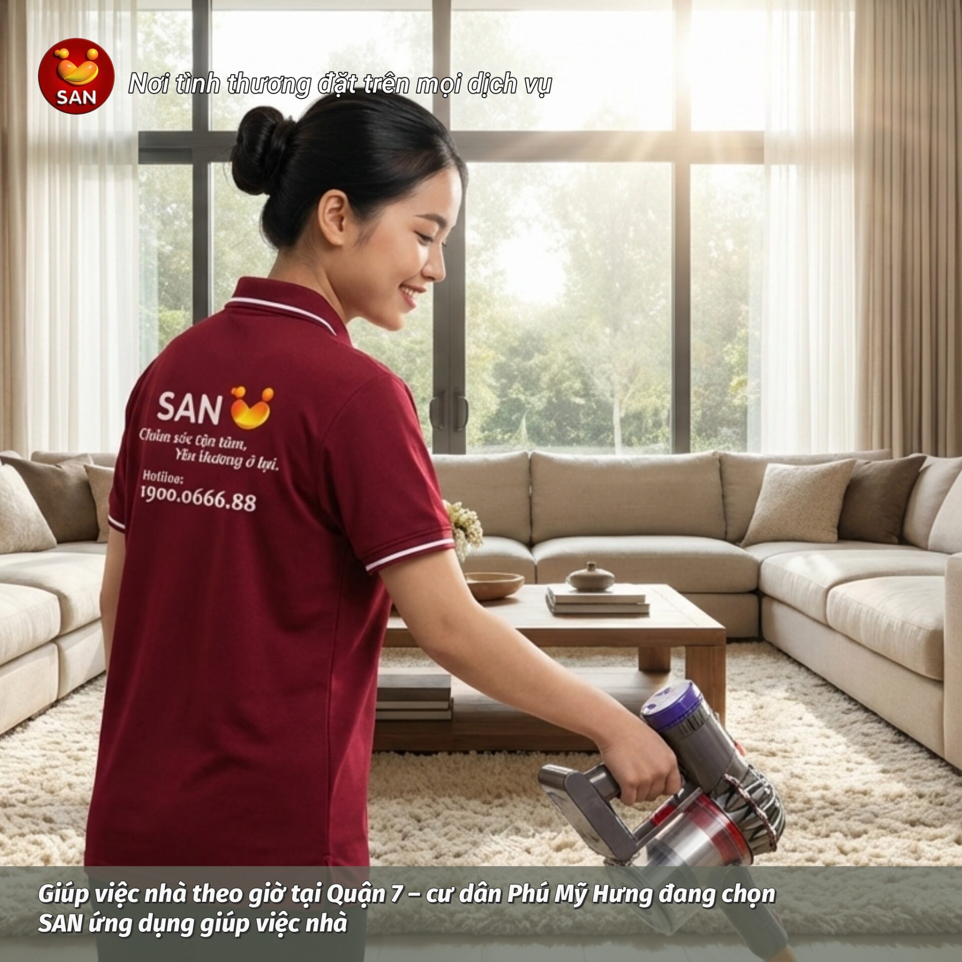 Giúp việc nhà theo giờ tại Quận 7