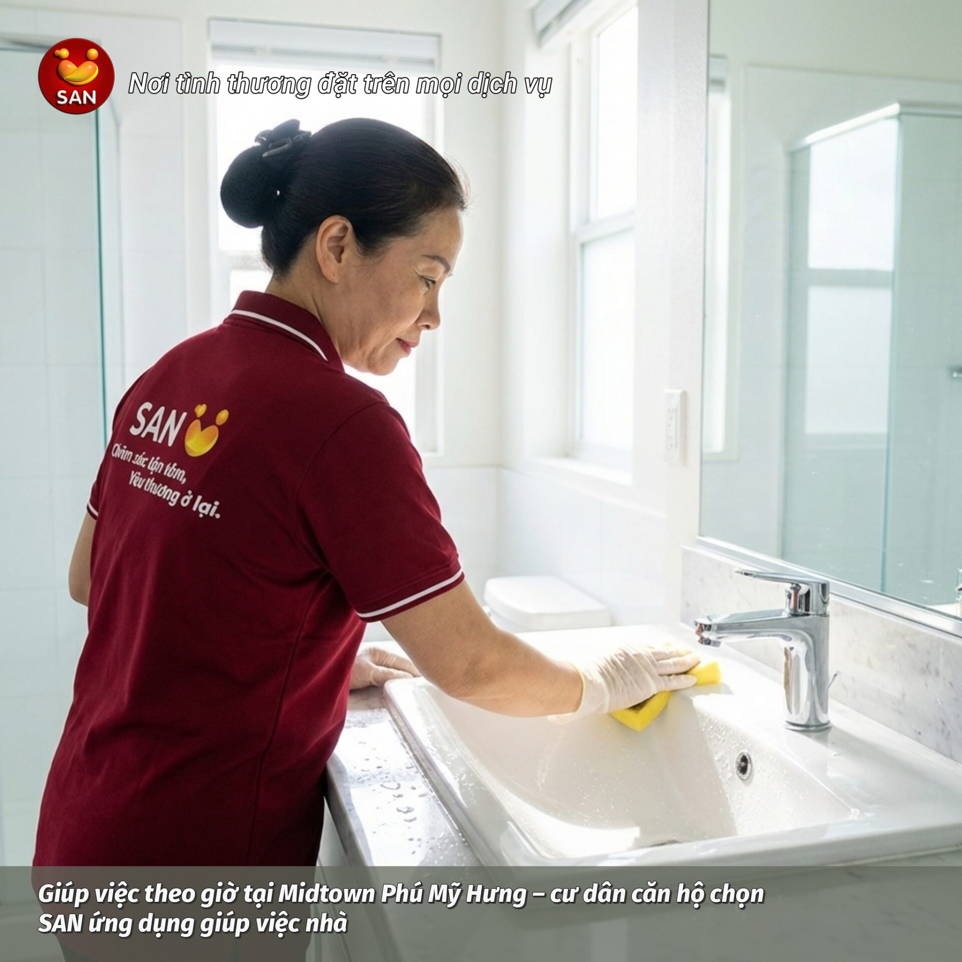 Giúp việc theo giờ tại Midtown Phú Mỹ Hưng