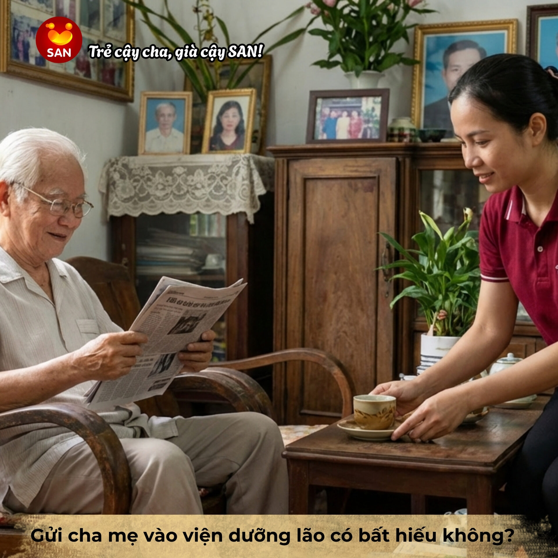 Gửi cha mẹ vào viện dưỡng lão