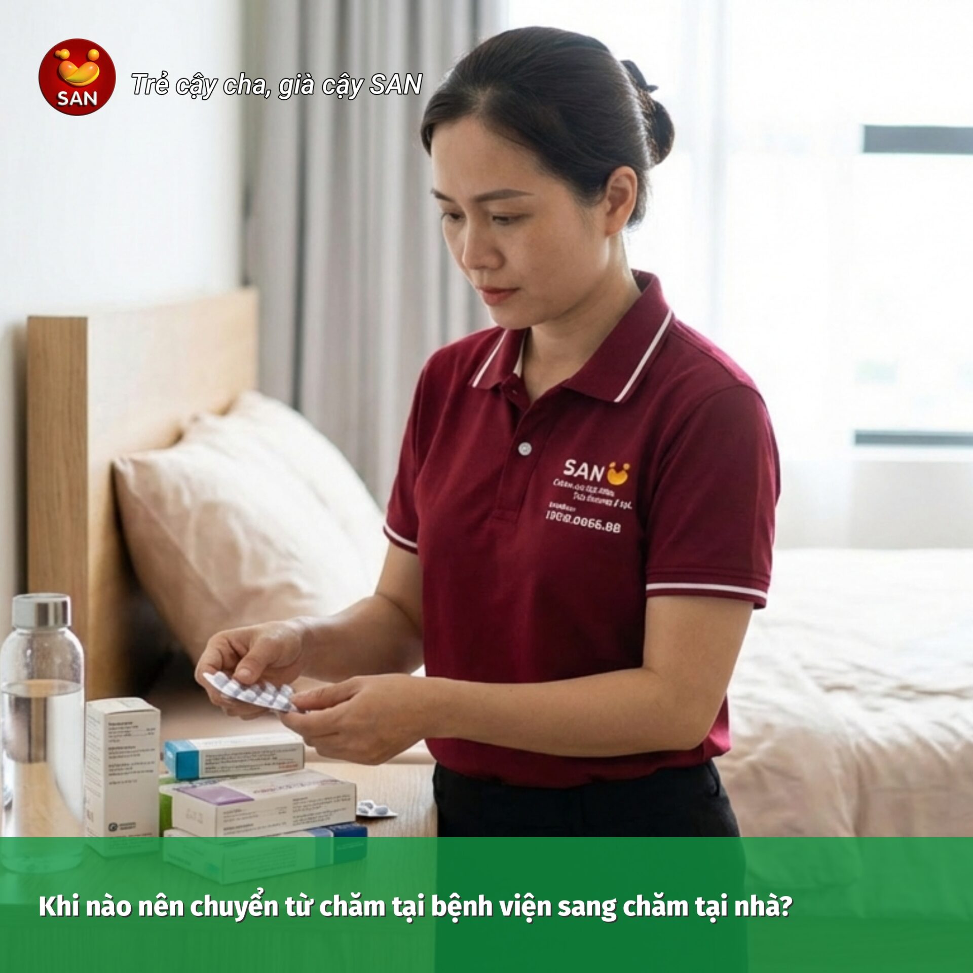 Khi nào nên chuyển từ chăm sóc tại bệnh viện sang chăm sóc tại nhà?