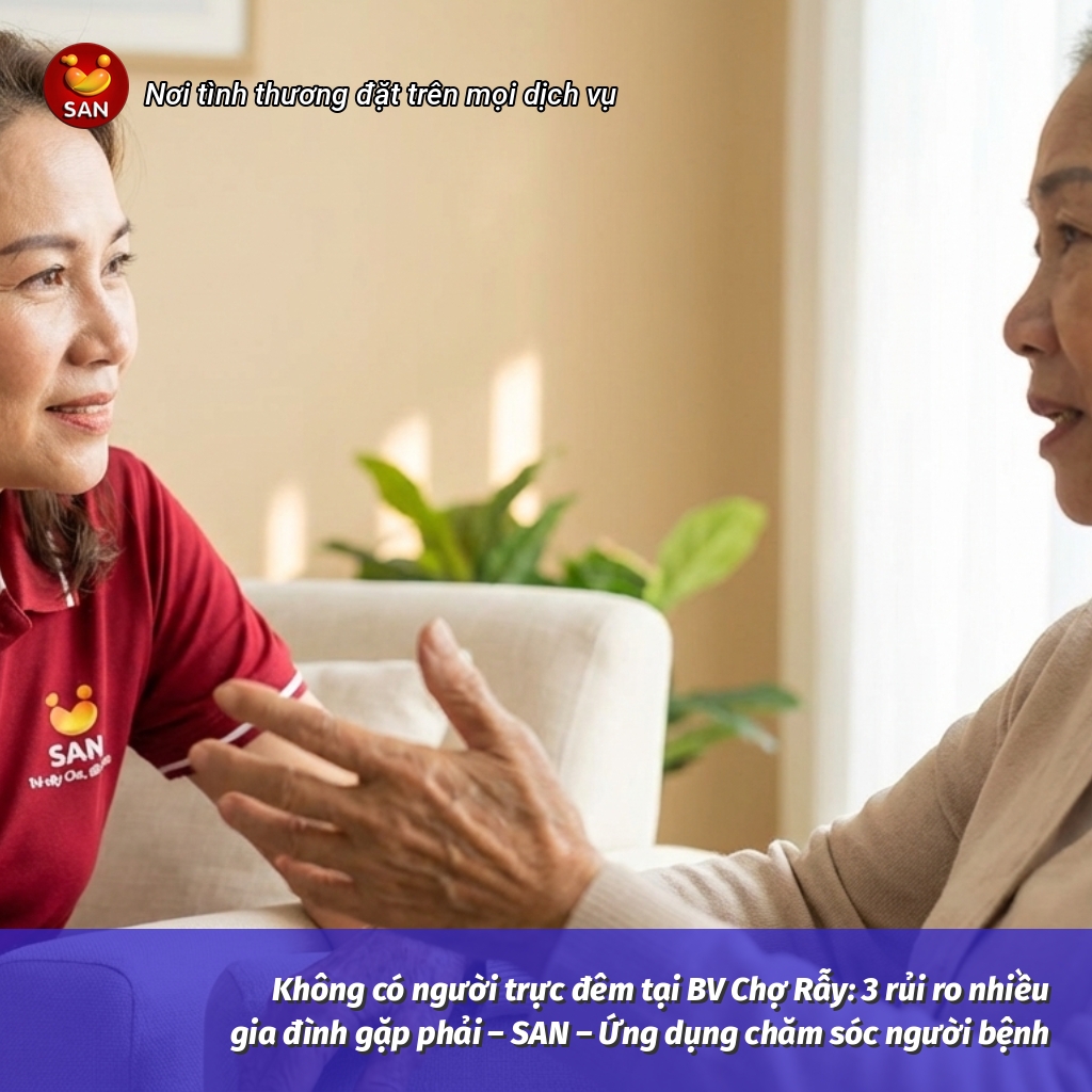 Patient care at Cho Ray Hospital