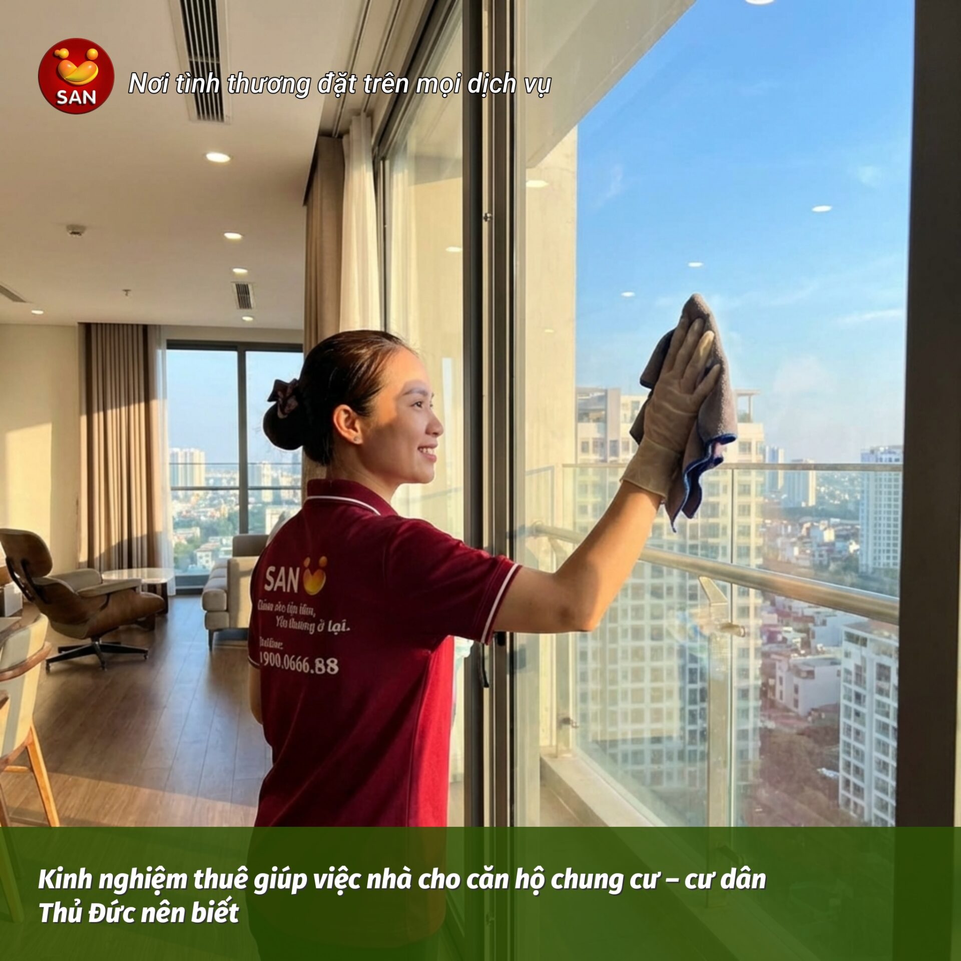 giá giúp việc nhà theo giờ tại chung cư Thủ Đức