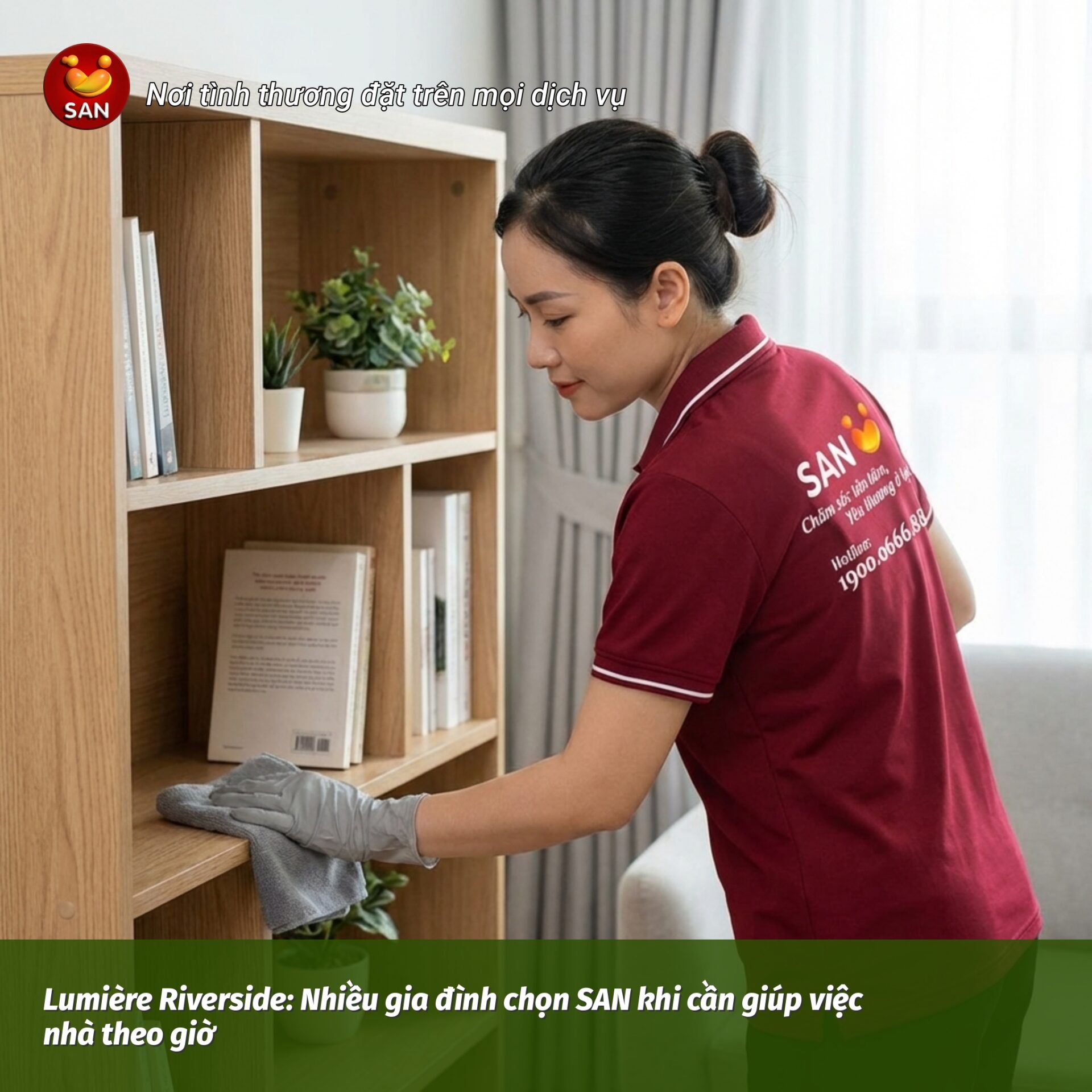 giúp việc nhà theo giờ tại Lumière Riverside