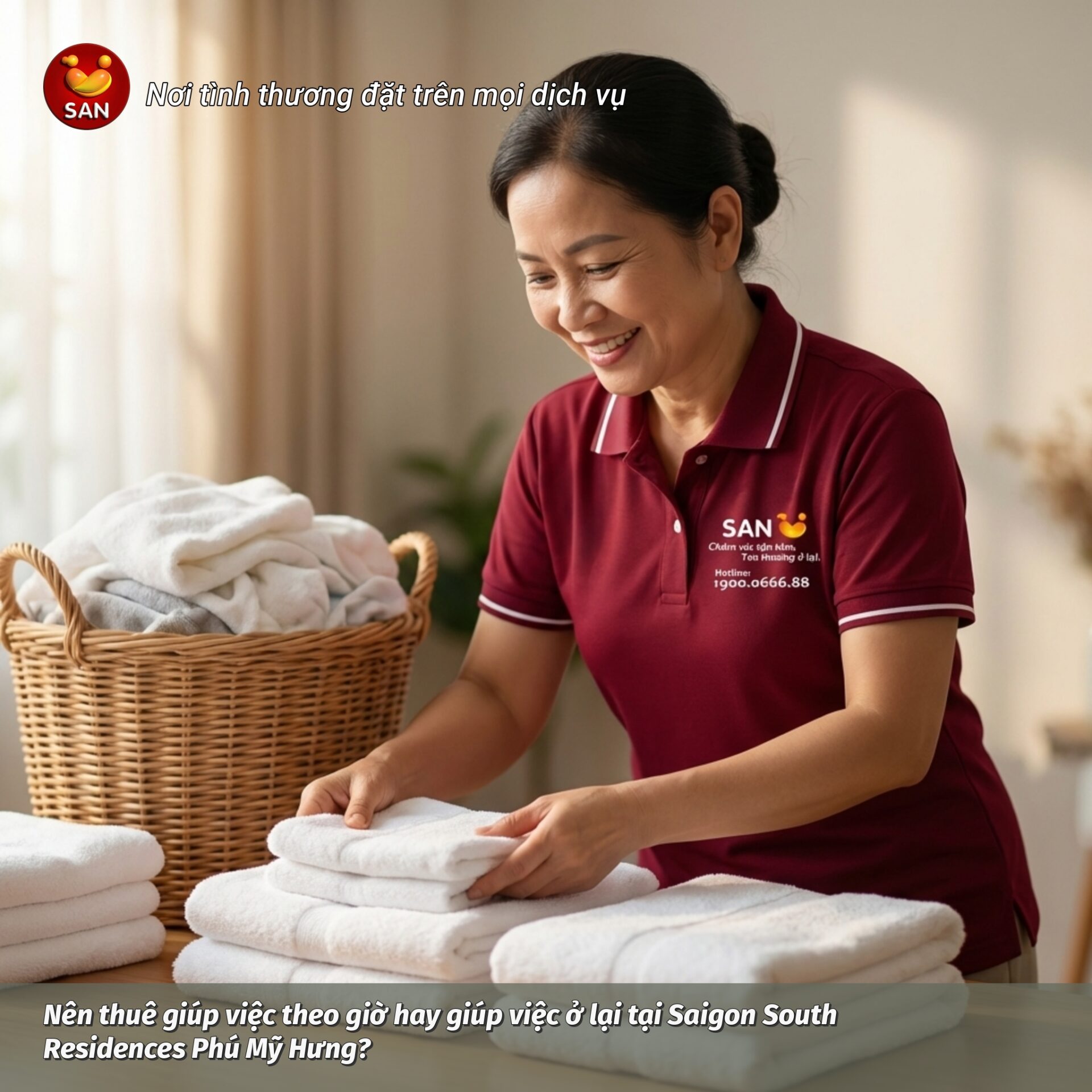 Nên thuê giúp việc theo giờ hay giúp việc ở lại tại Saigon South Residences Phú Mỹ Hưng?