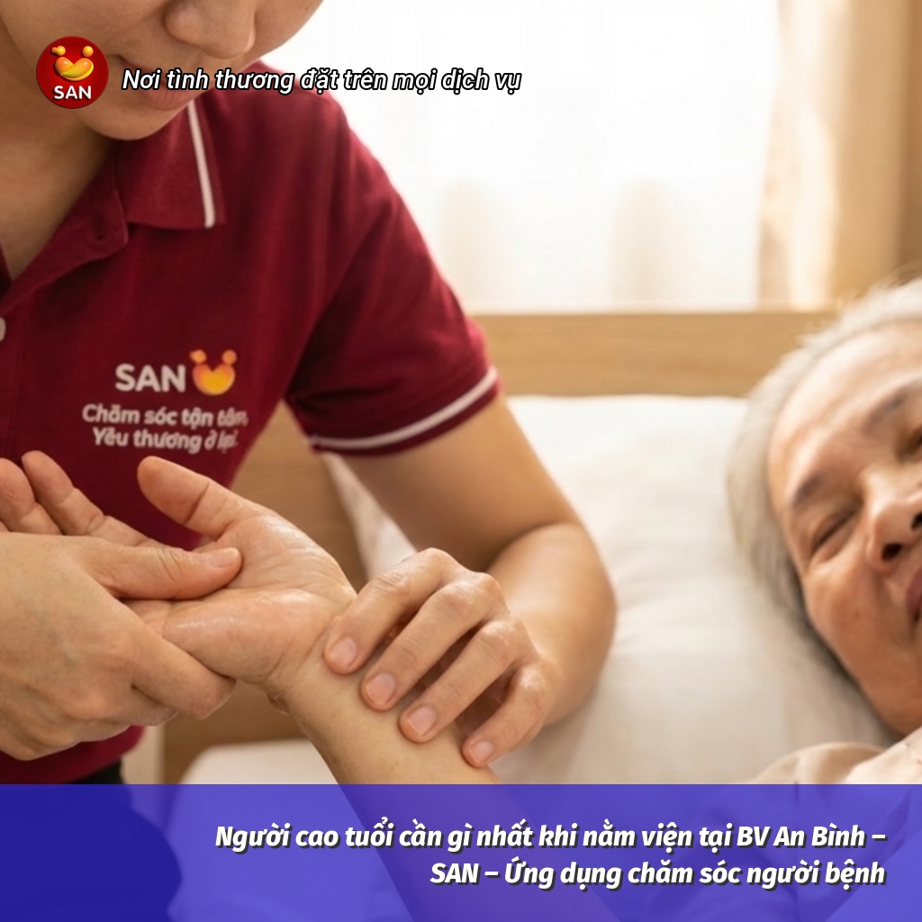 Patient care at An Binh Hospital