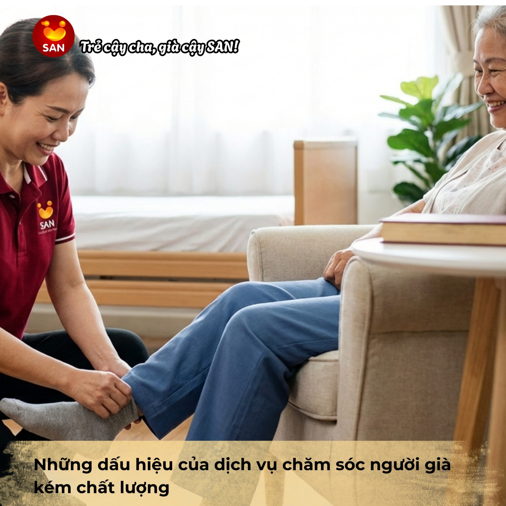 dịch vụ chăm sóc người già kém chất lượng
