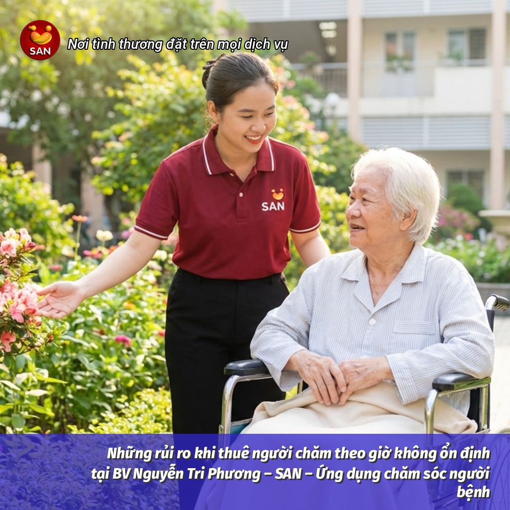 Patient care at Nguyen Tri Phuong Hospital
