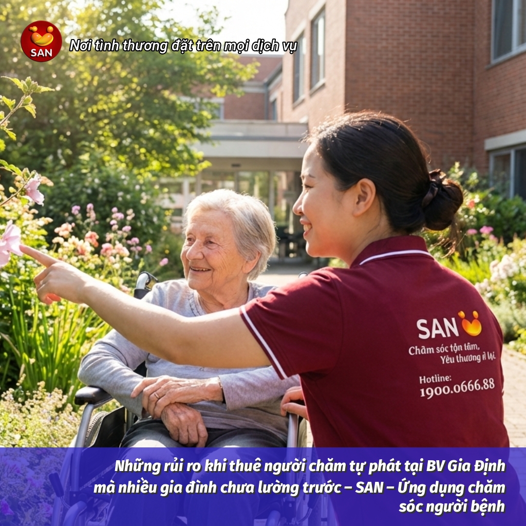 Patient care at Gia Dinh Hospital