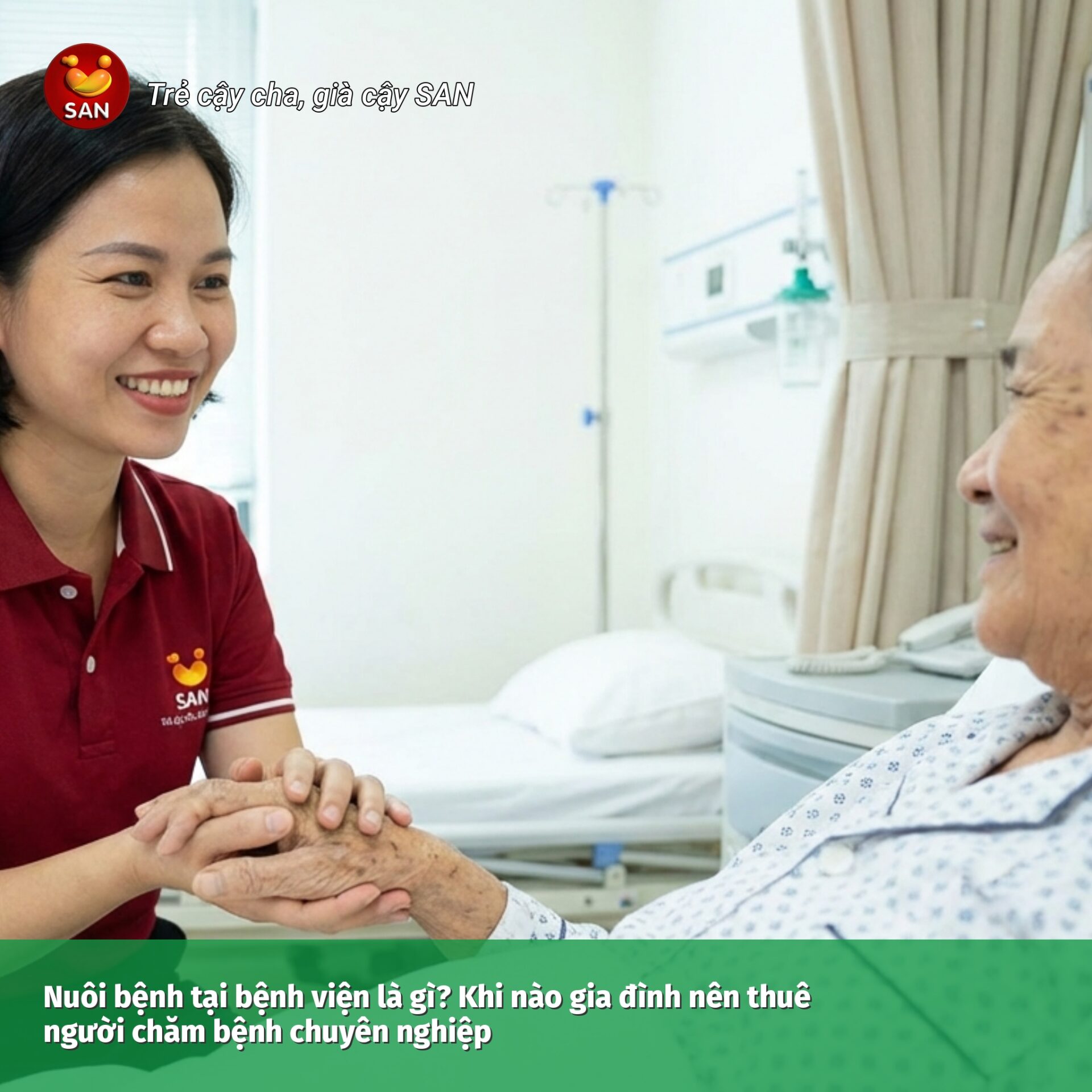 caring for patients in the hospital.
