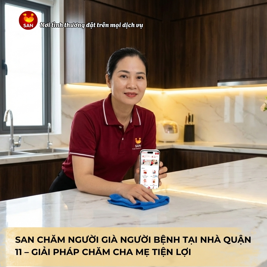 chăm sóc người già người bệnh tại nhà Quận 11