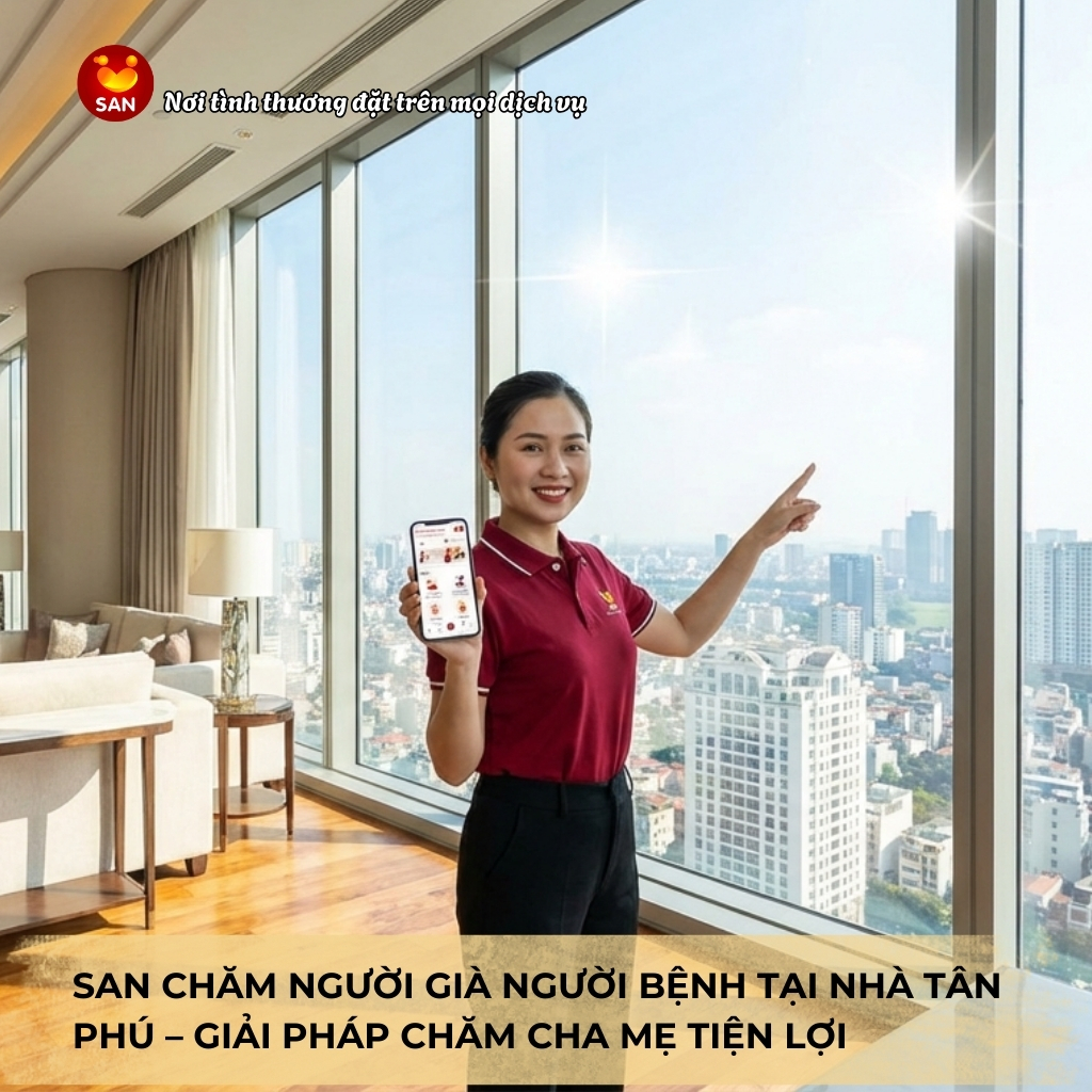 chăm sóc người già người bệnh tại nhà Tân Phú