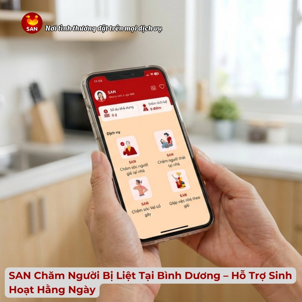 chăm người bị liệt tại nhà Hóc Môn