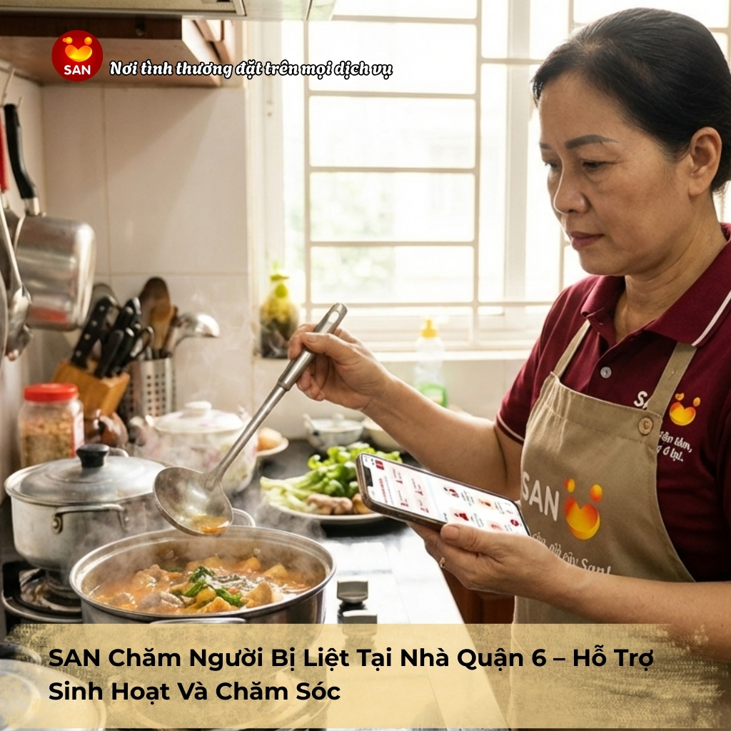 chăm người bị liệt tại nhà Quận 6