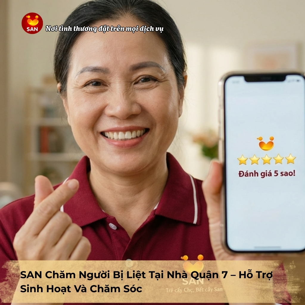chăm người bệnh bị liệt tại Quận 7