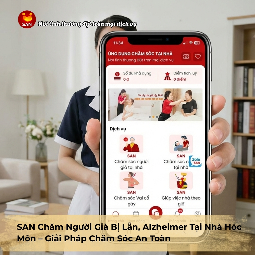 chăm sóc người già bị lẫn tại Hóc Môn