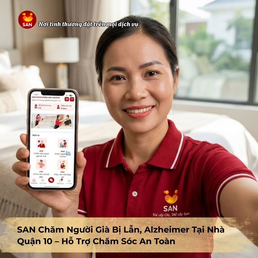 chăm người già bị lẫn Alzheimer tại Quận 10