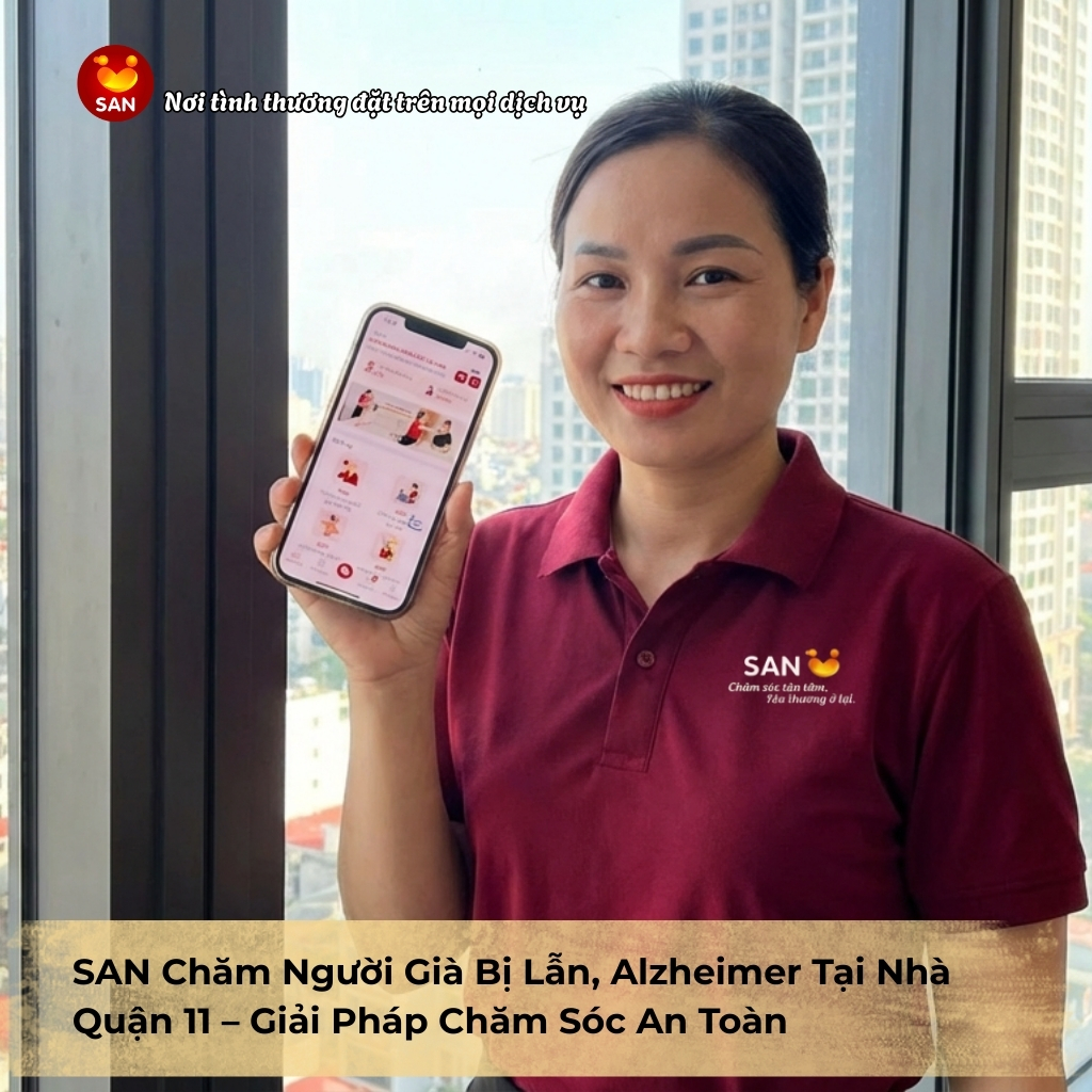 chăm người già bị lẫn Alzheimer tại Quận 11
