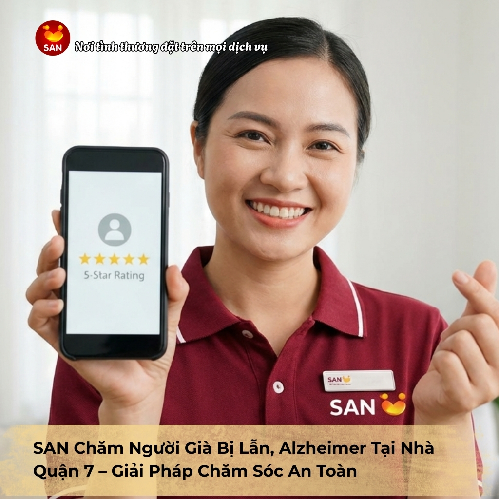 Chăm người già bị lẫn Quận 7
