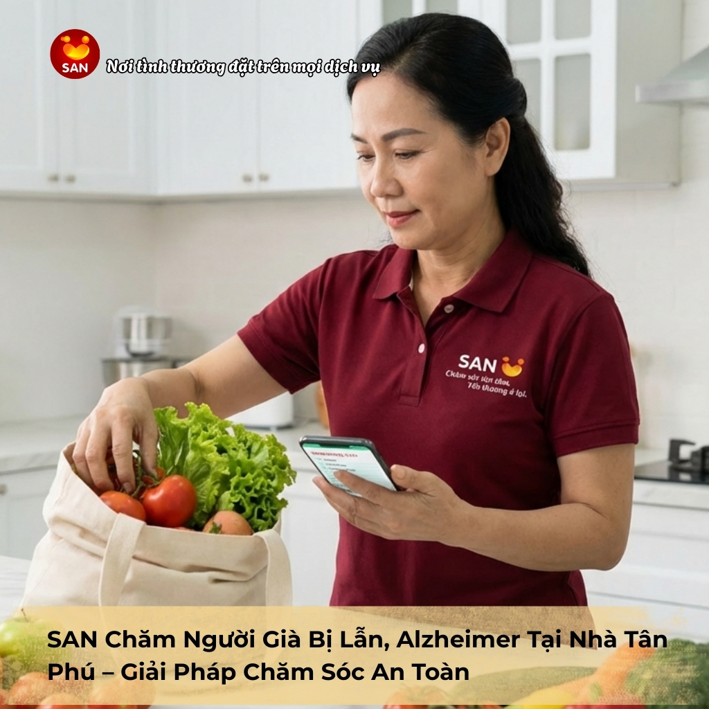 chăm người già bị lẫn tại Tân Phú