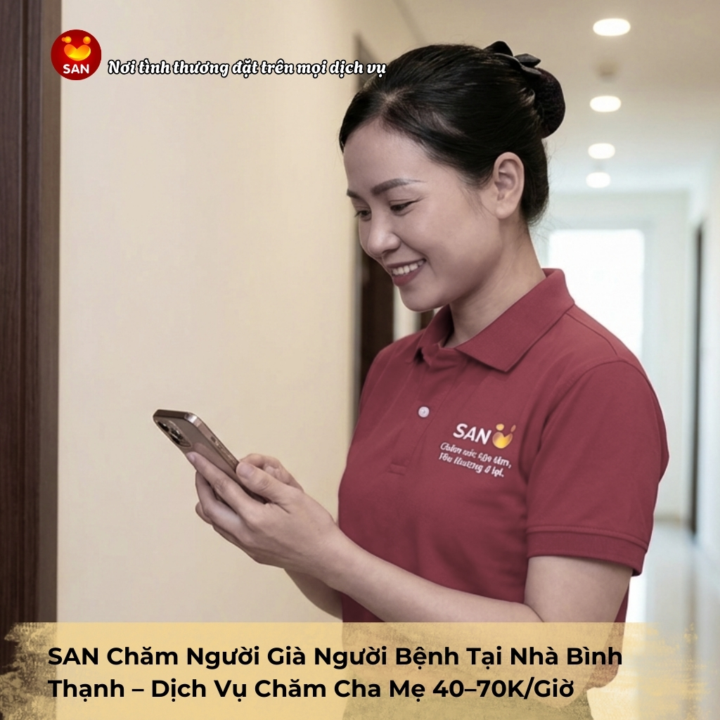 chăm người già tại nhà Bình Thạnh