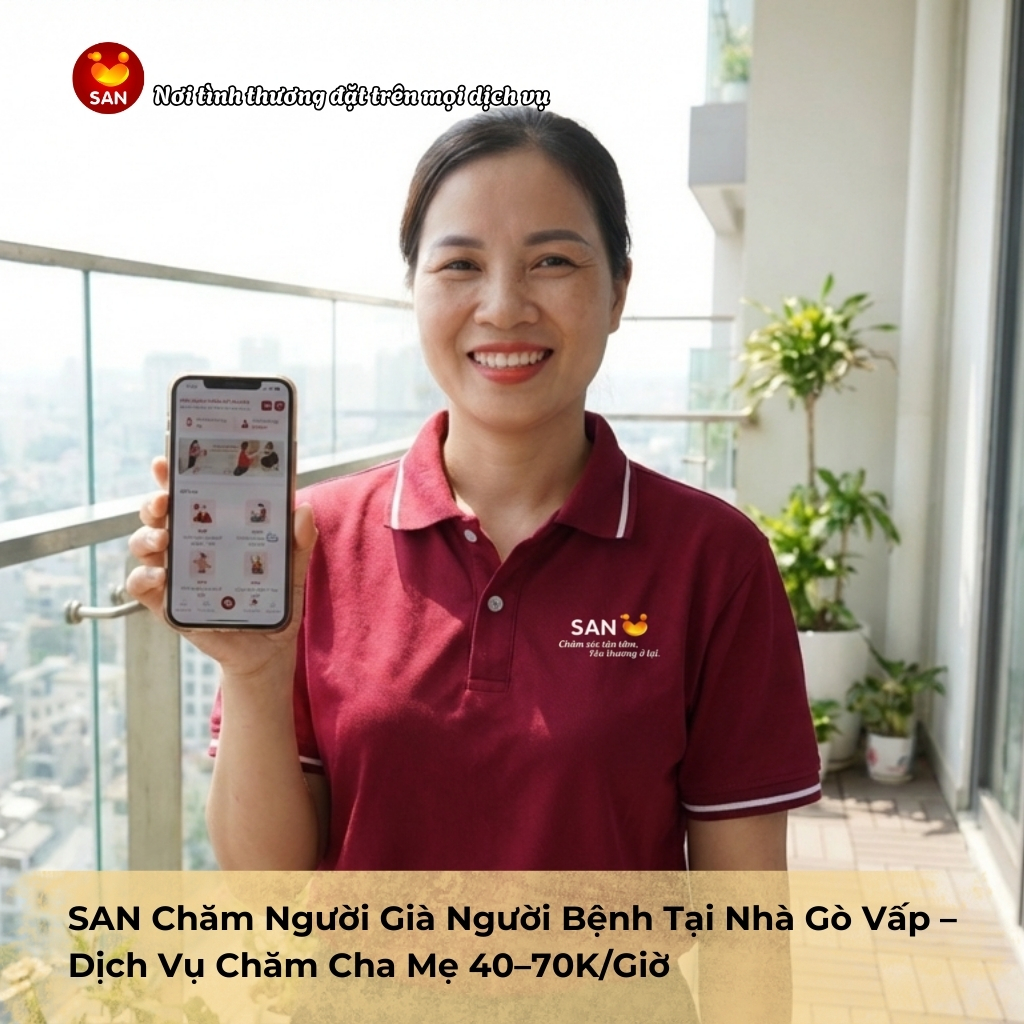chăm người già tại nhà Gò Vấp