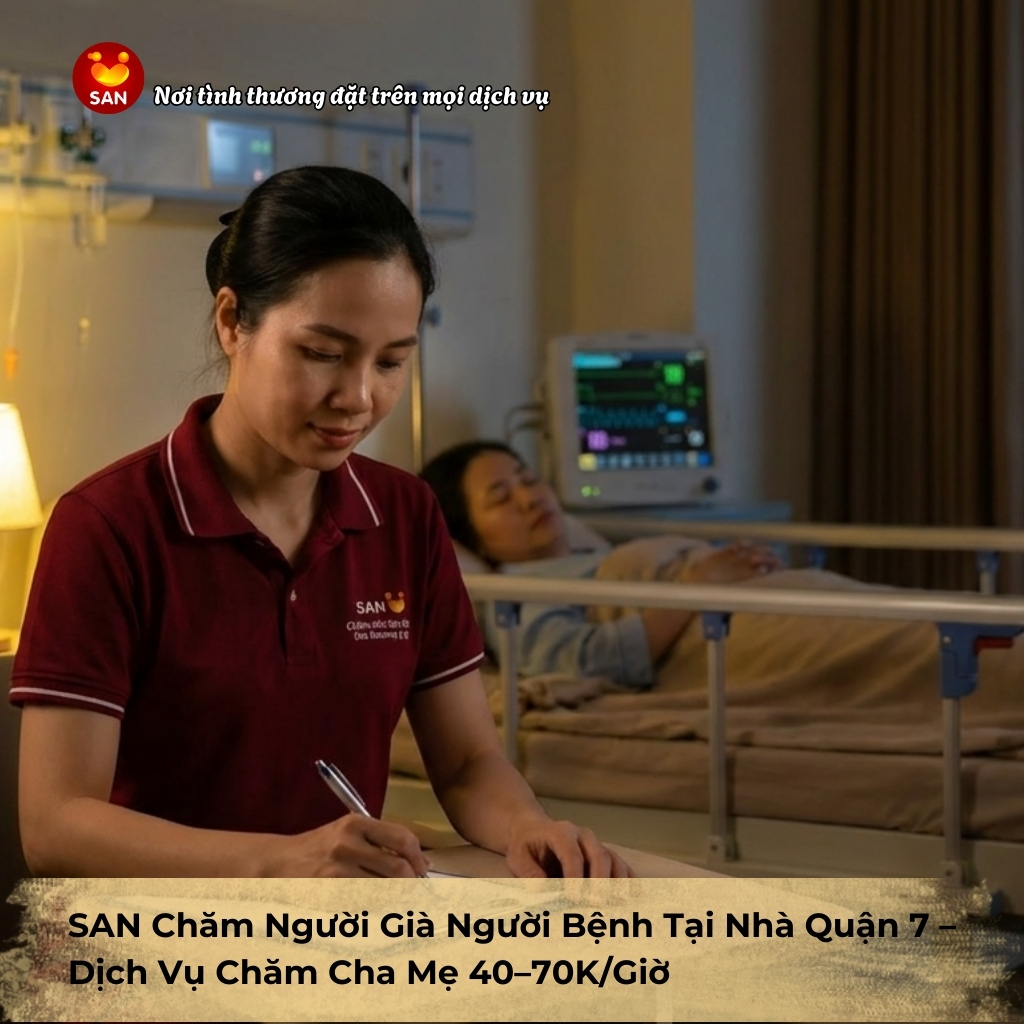 chăm người già người bệnh tại nhà Quận 7