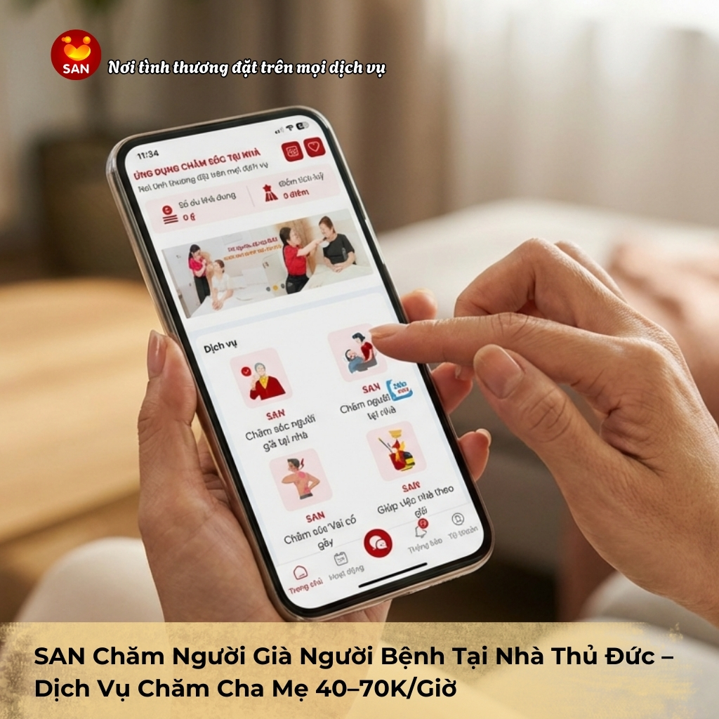 chăm sóc người già tại nhà Thủ Đức