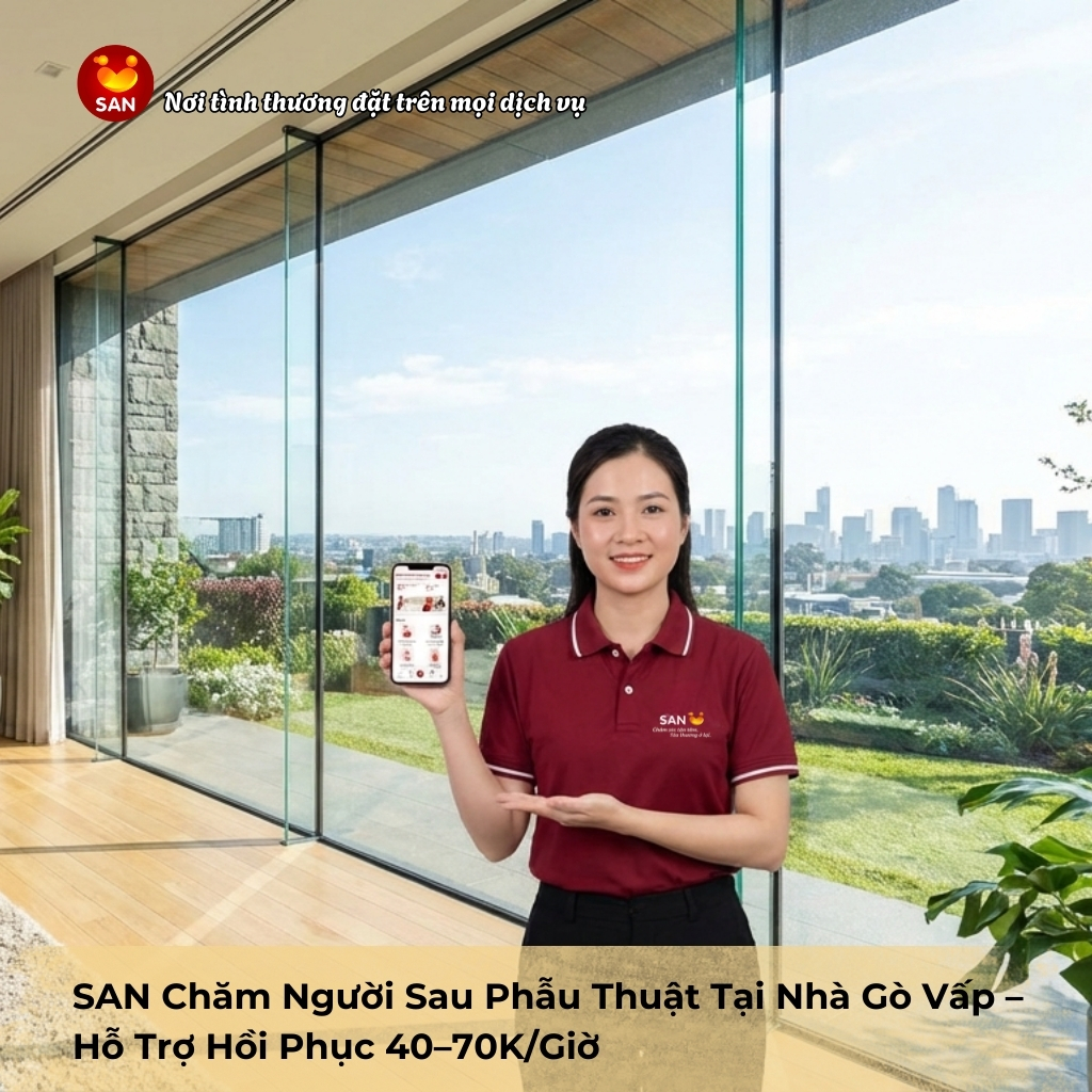 Post-surgery care at home in Go Vap
