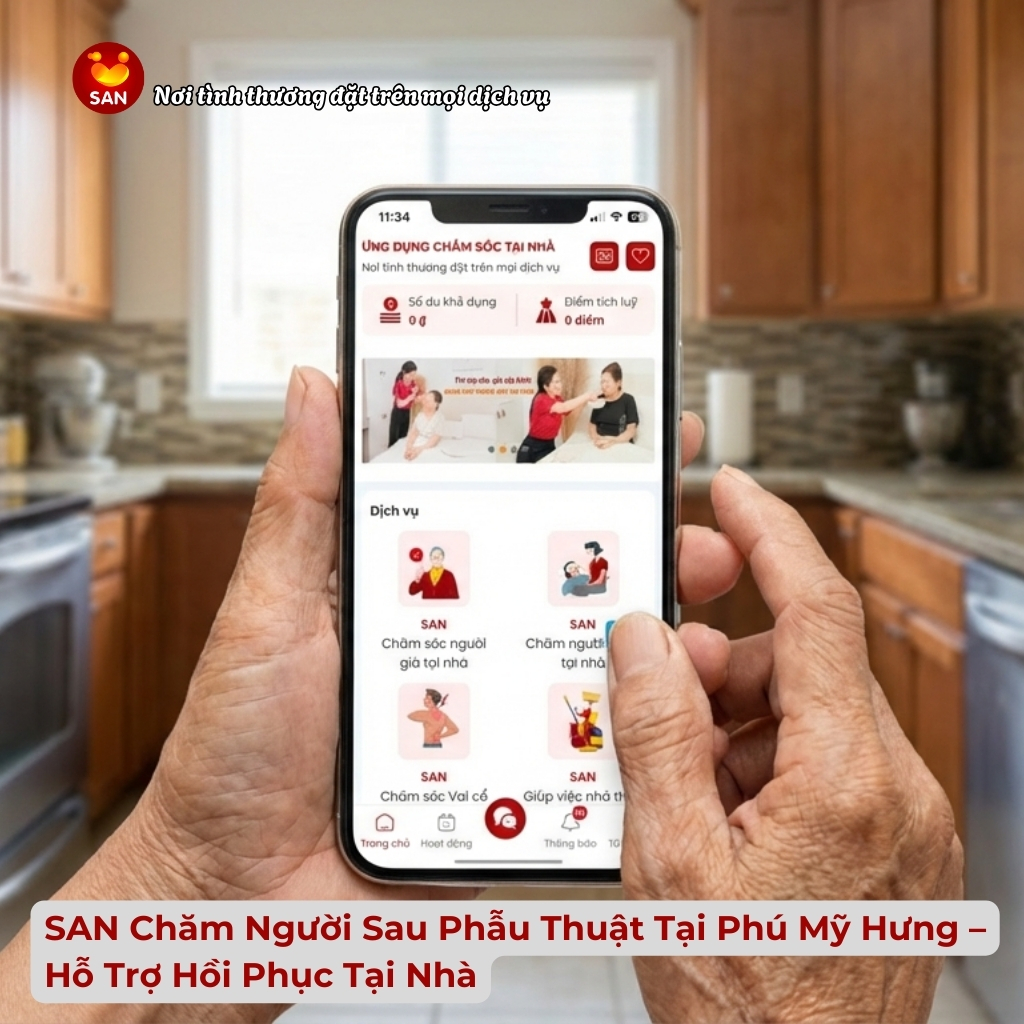 chăm người sau phẫu thuật tại Phú Mỹ Hưng