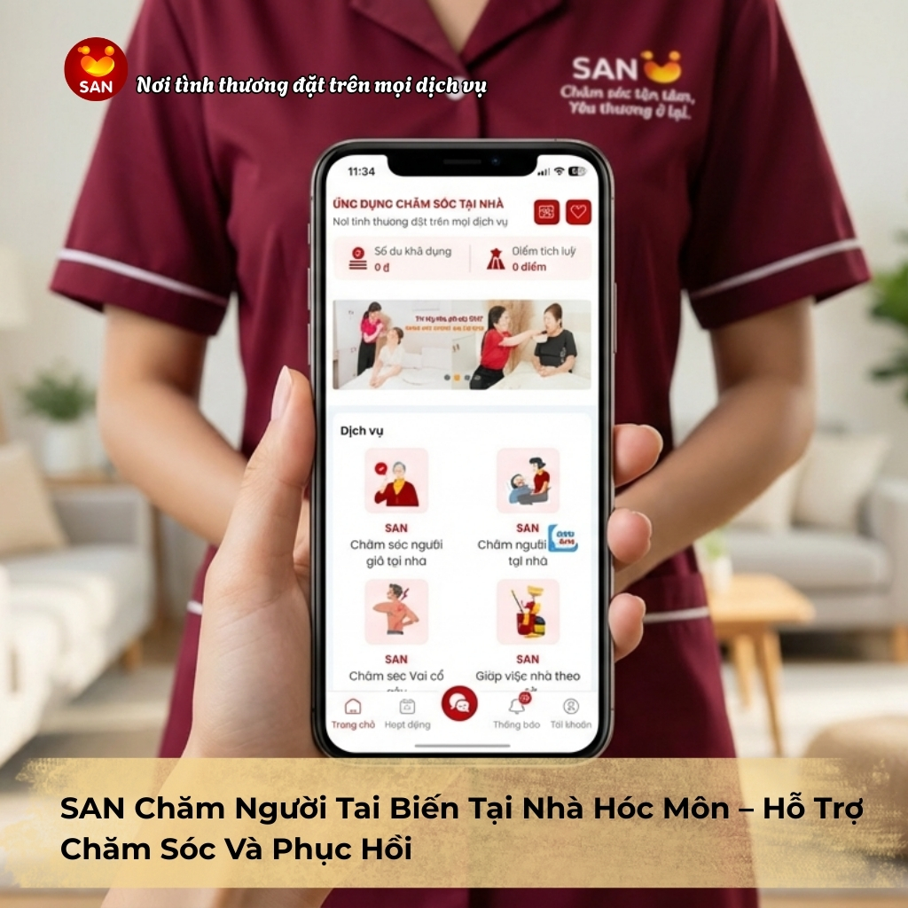 chăm người tai biến tại nhà Quận 11