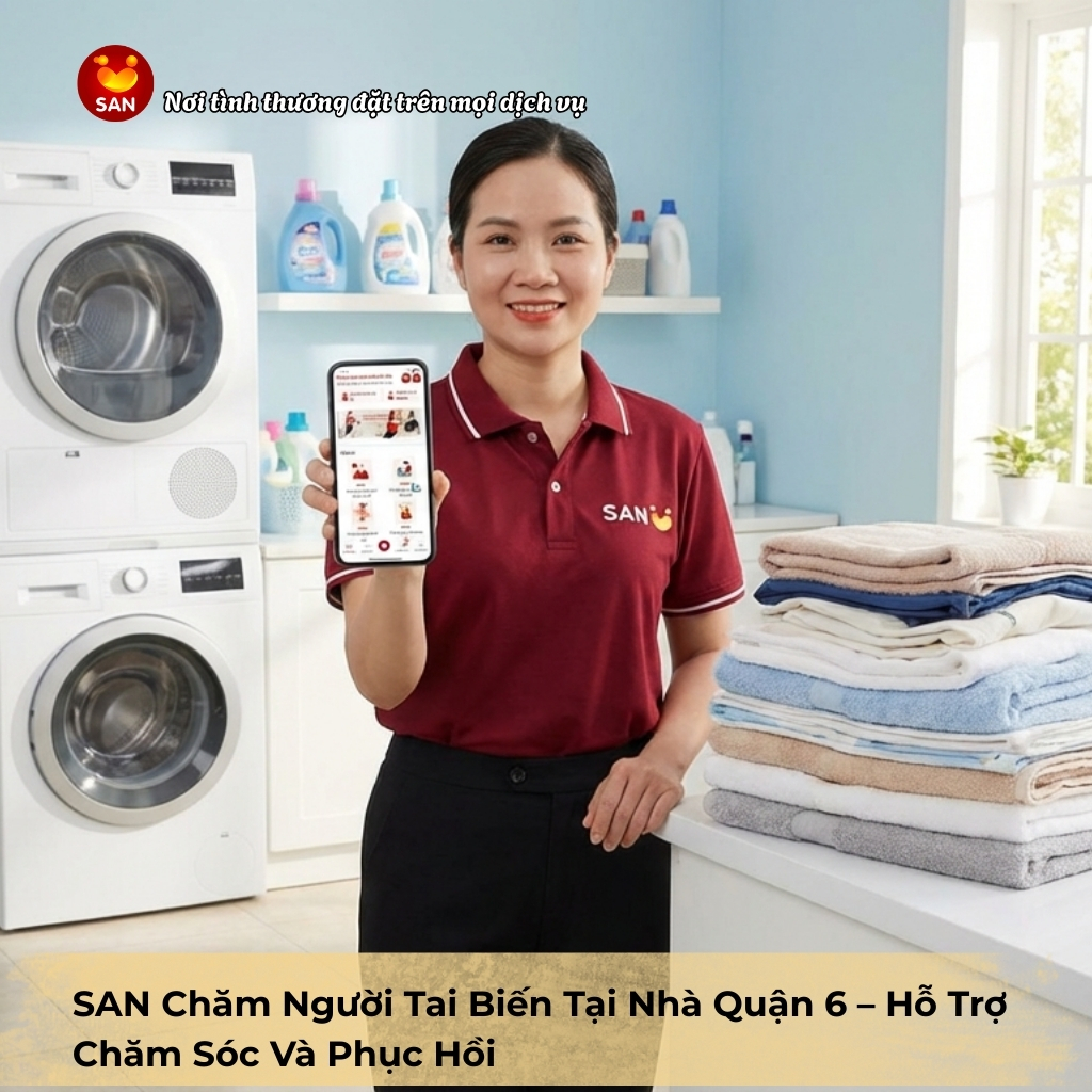 chăm người tai biến tại nhà Tân Phú