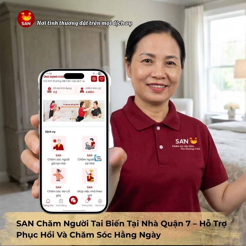chăm người tai biến tại Quận 7