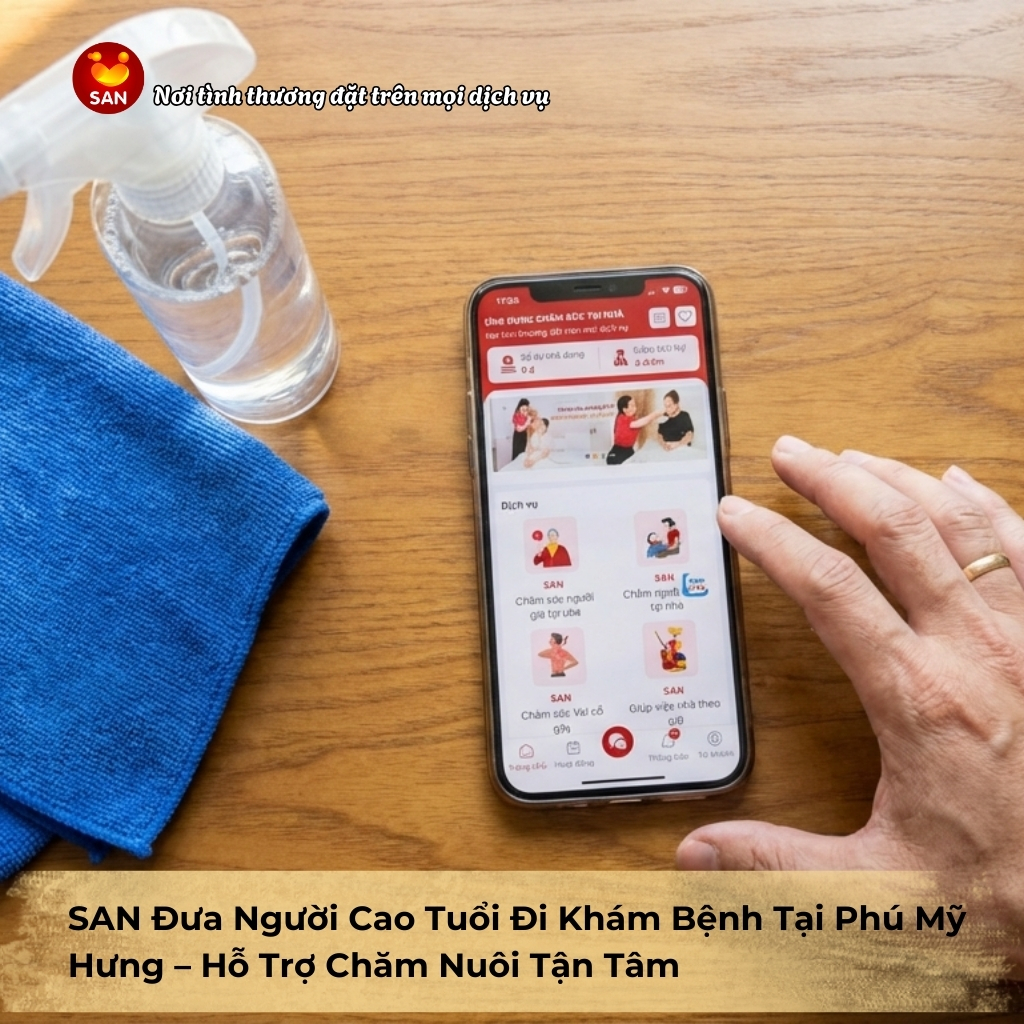 chăm người bệnh tại nhà Phú Mỹ Hưng