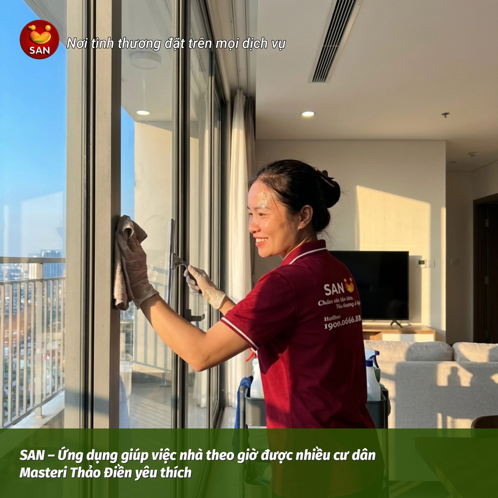 giúp việc nhà theo giờ Masteri Thảo Điền