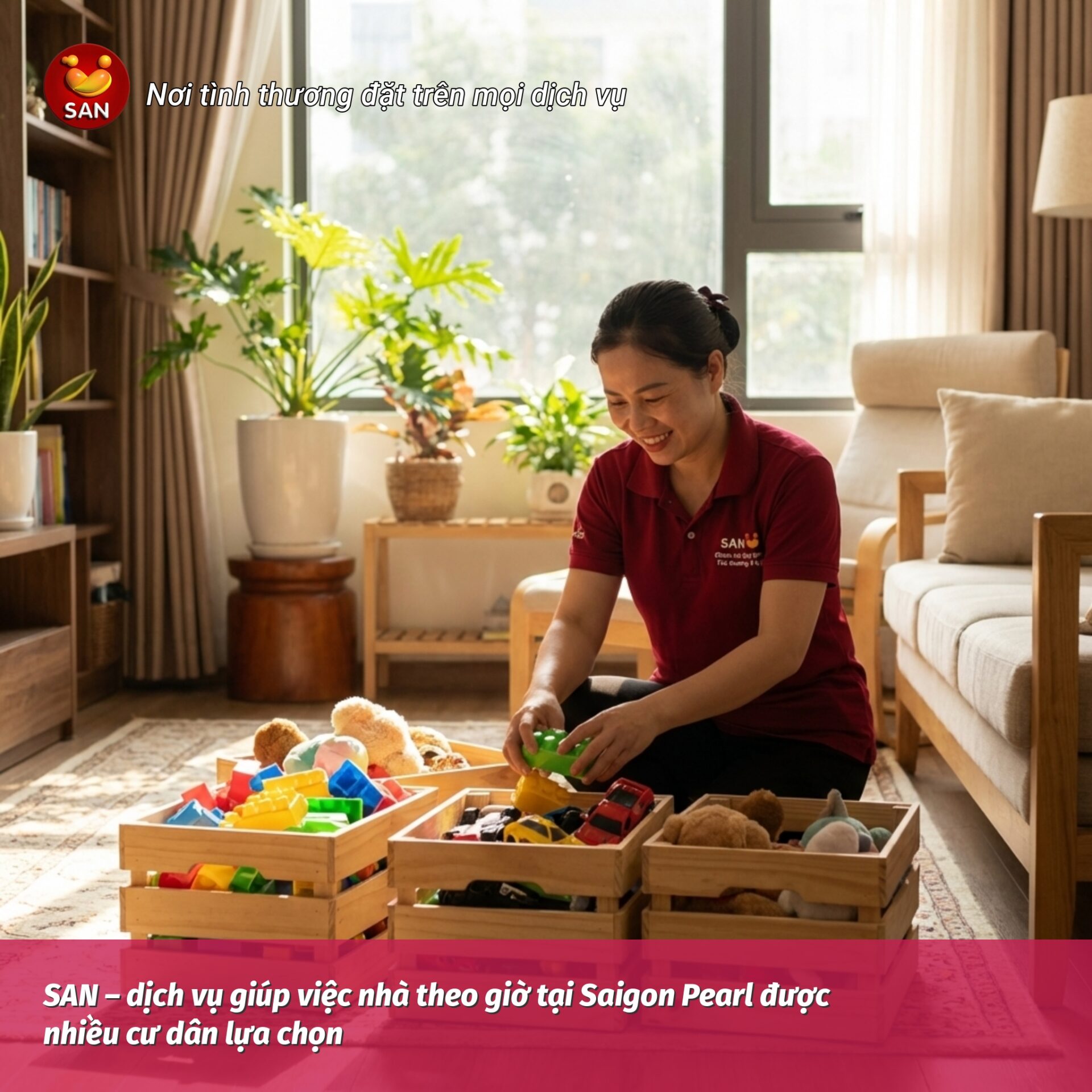 Hourly house cleaning services in Saigon Pearl
