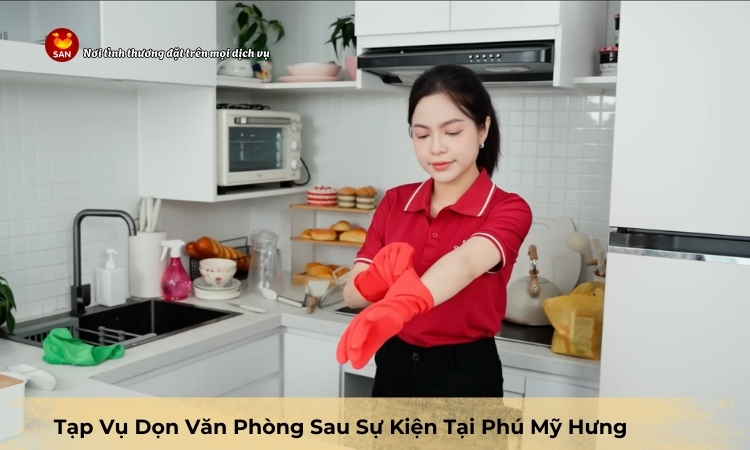 Weekend office cleaning in Phu My Hung