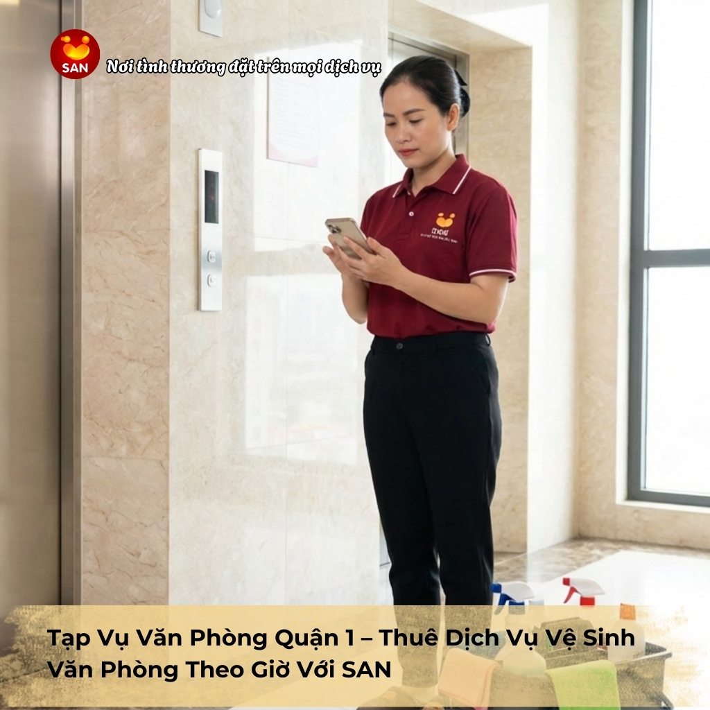 tạp vụ văn phòng quận 1