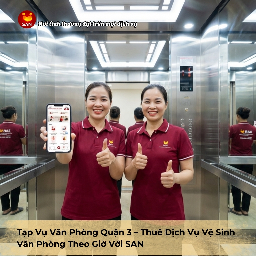 tạp vụ văn phòng Quận 3