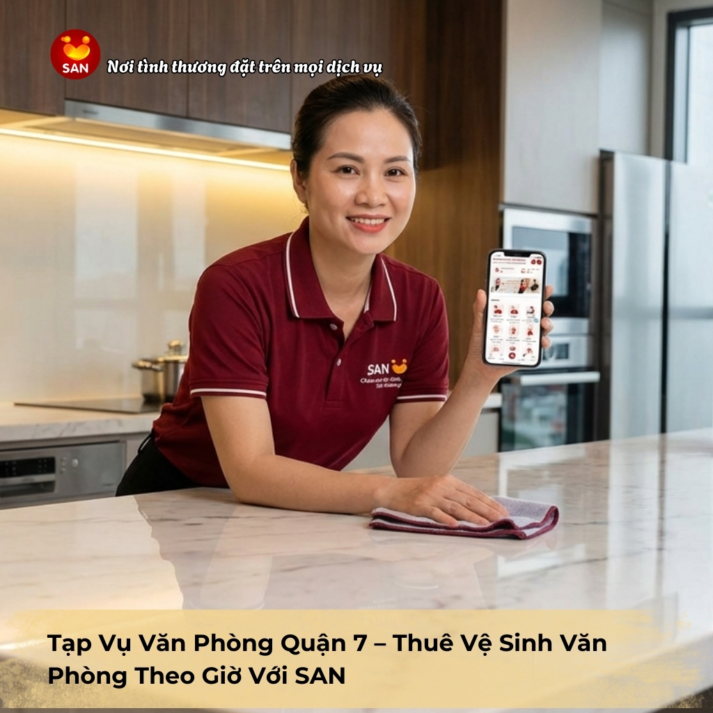 Tạp vụ văn phòng Quận 7